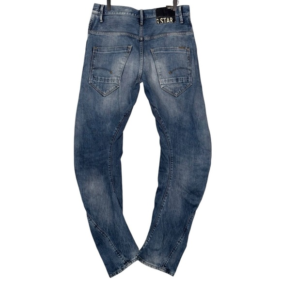 G-Star Size 33x34 Arc Loose Tapered Jeans Faded Medium Blue Wash - Picture 2 of 8
